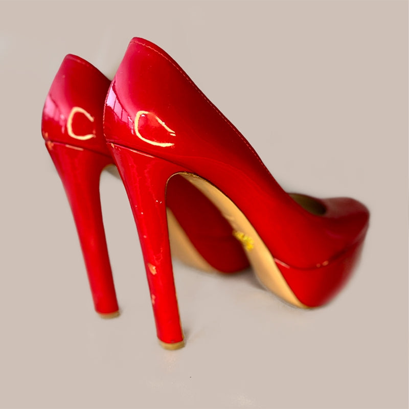 Sapato de Salto - Prada, vermelho