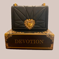 Bolsa Devotion - Dolce & Gabanna, preto, G