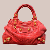 Bolsa - Balenciaga Motor Cycle, coral, G