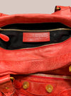 Bolsa - Balenciaga Motor Cycle, coral, G