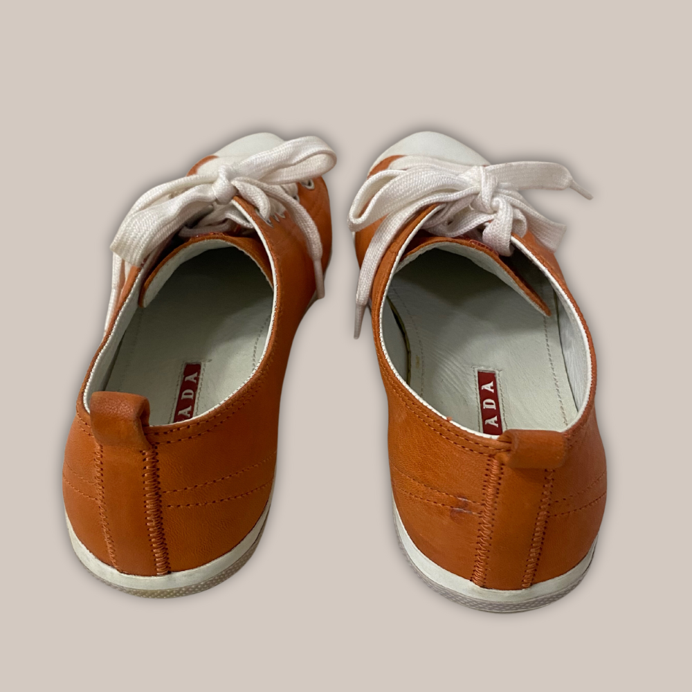 Tenis - Prada, laranja, 36