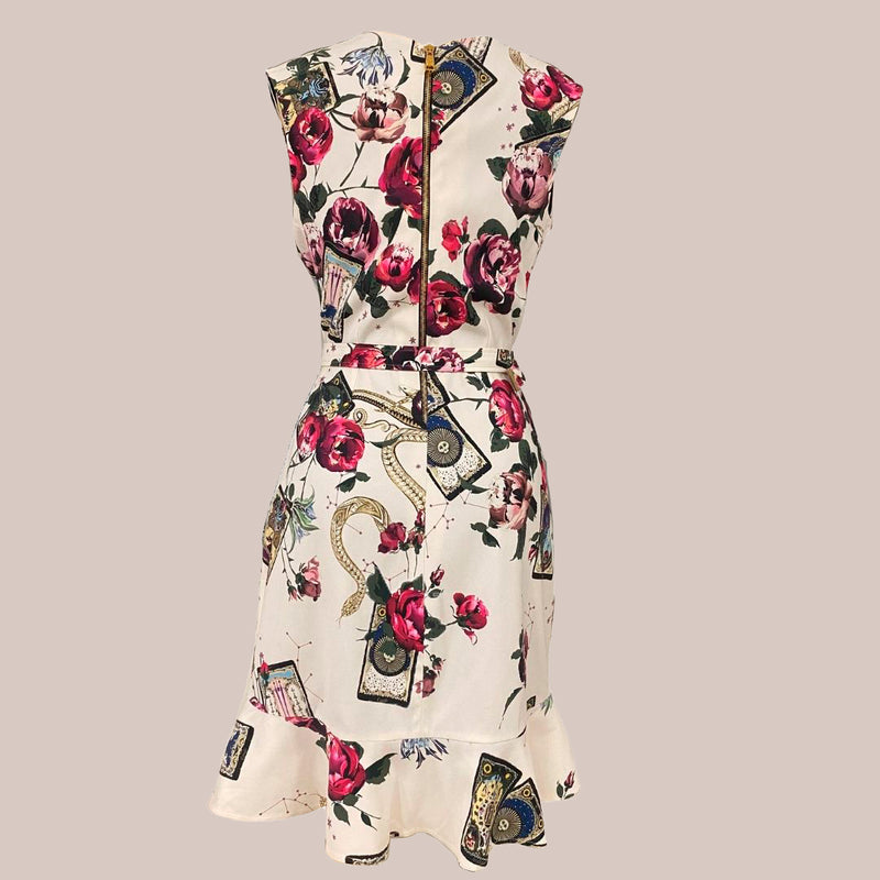 Vestido - Roberto Cavalli, floral, 42