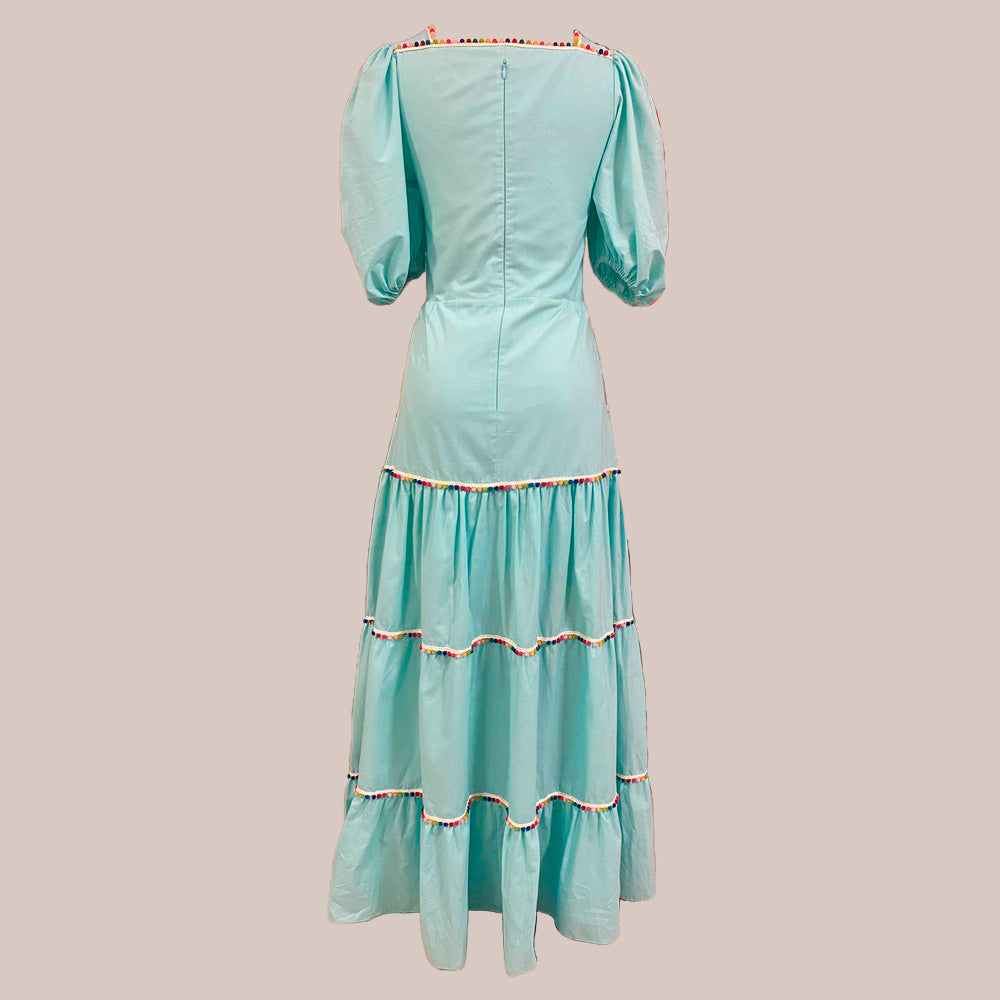 Vestido - Pat Bo, azul claro, 42