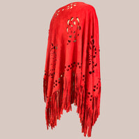 Poncho - Sandro Ferrone, vermelho, U