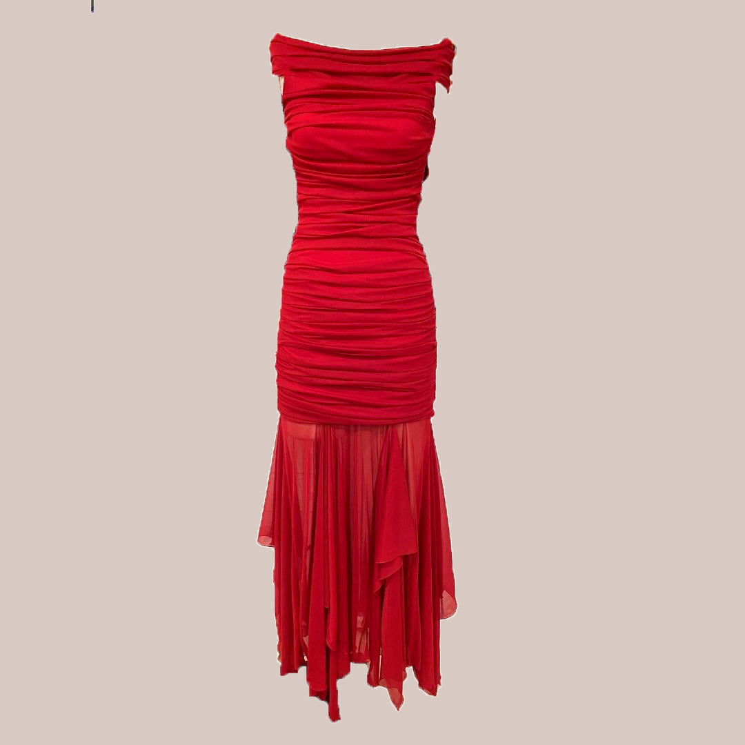 Vestido - Alphorria, vermelho, P