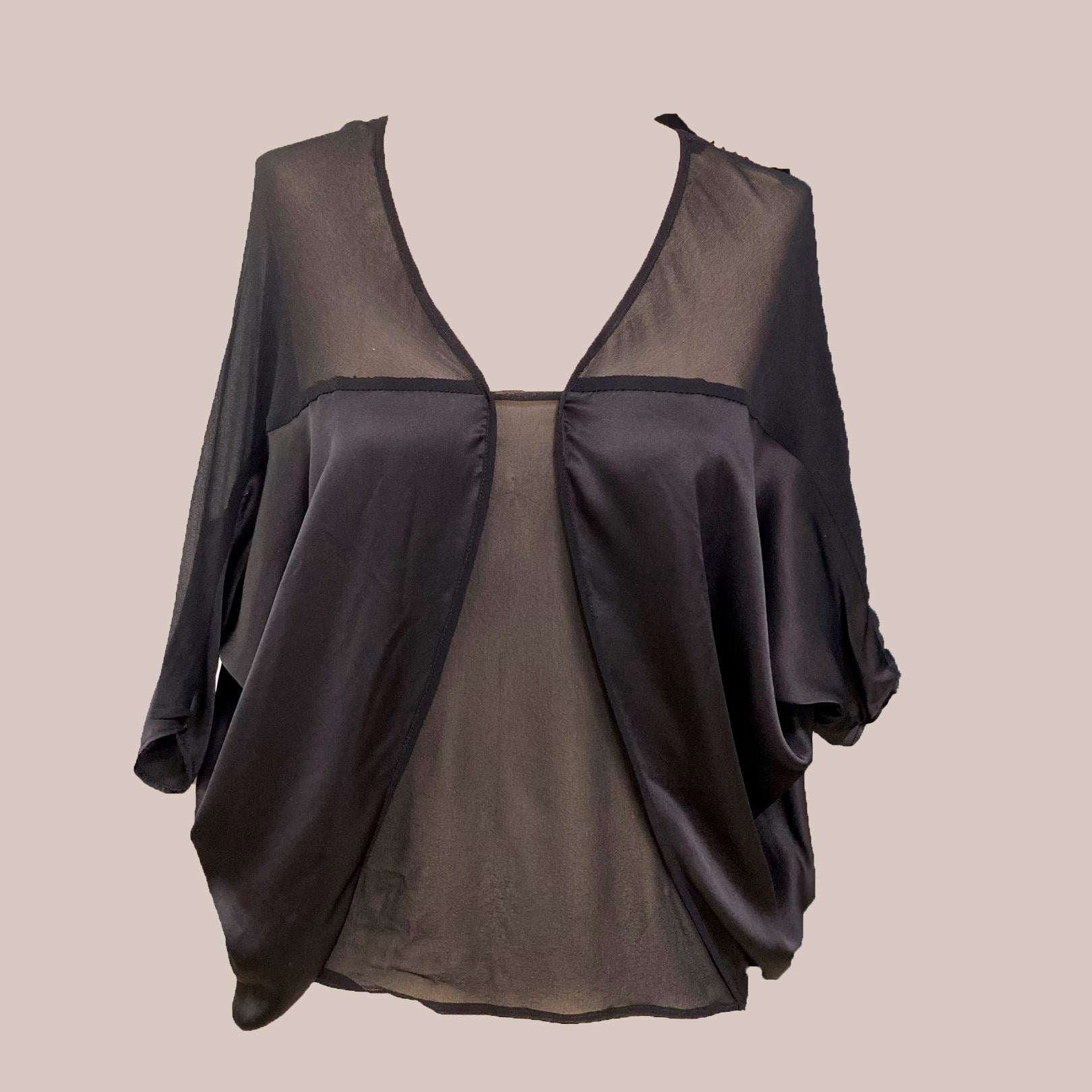 Blusa - Animale, preta, 38