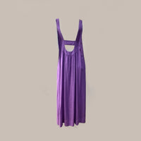 Vestido Longo em Linho - NXTLV, roxo, 40