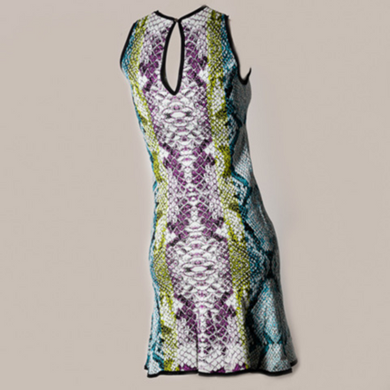 Vestido - Roberto Cavalli, em tricot animal print, 36