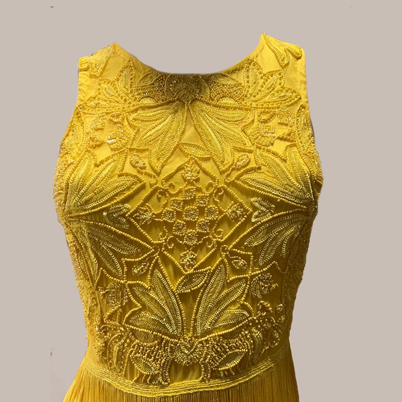 Vestido de Festa Curto Bo.bô, Amarelo Solar, Tamanho P
