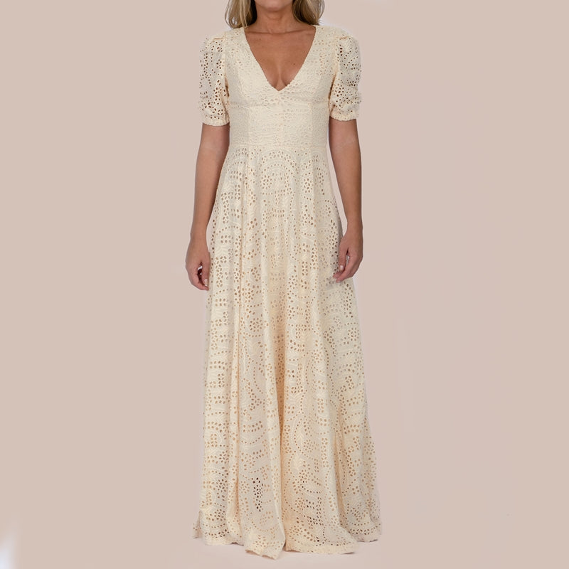 Vestido Laise  - ESSENCIALE, bege, 40
