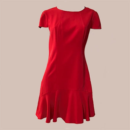 Vestido Crepe - Daslu, vermelho, 46