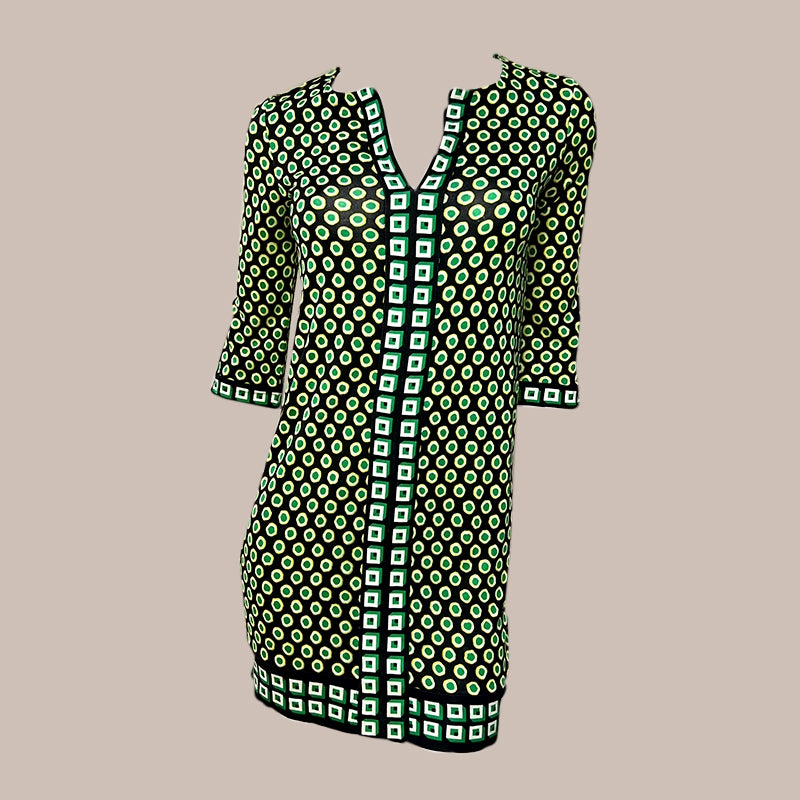 Vestido Curto - DVF, PP, quadriculado