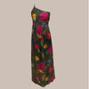 Vestido - Farm, floral fundo verde militar, G